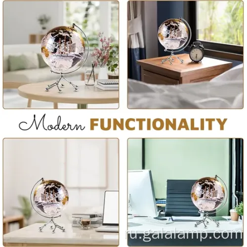 Стильная 8-дюймовая лампа мира мира